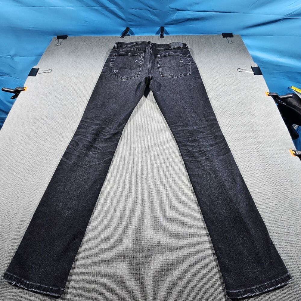 American Eagle Outfitters Airflex 360 Distressed Skinny Stretch Mens Jeans 32x32 - Picture 12 of 14